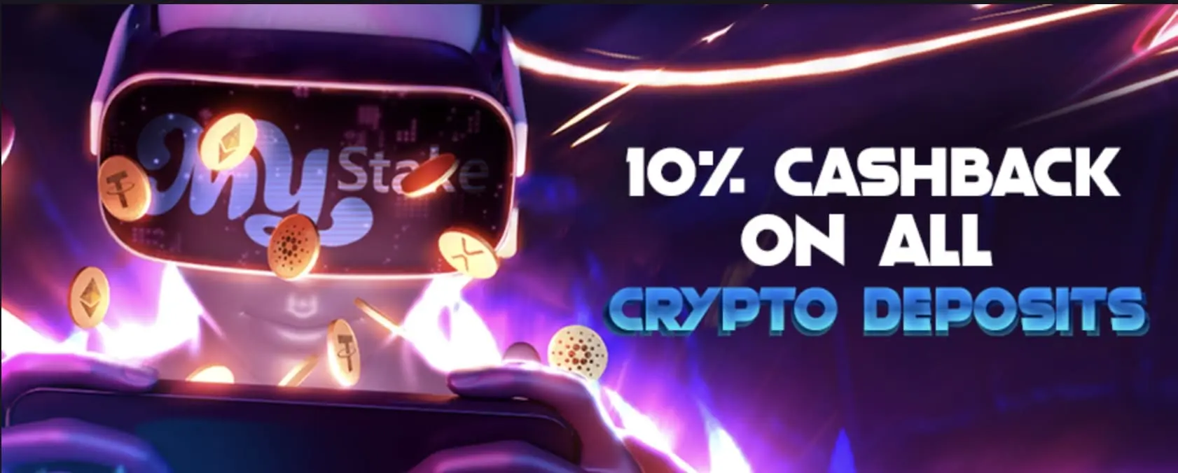 Mystake crypto Cashback not on Gamstop