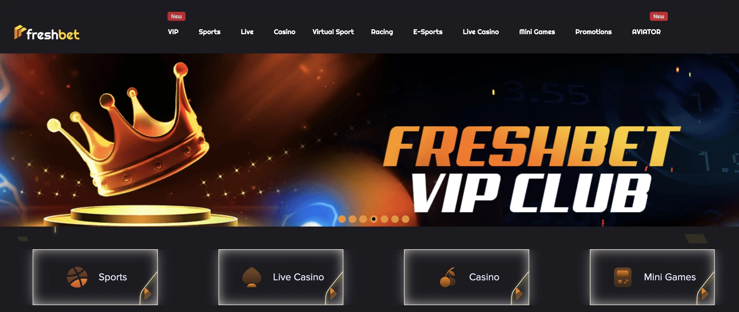 Freshbet Main non Gamstop Betting